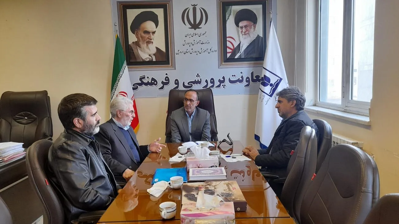 دیدار با معاون پرورشی اداره کل آموزش و پرورش