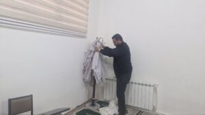 تنظیف نمازخانه های منطقه آزاد ارس