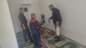 تنظیف نمازخانه های منطقه آزاد ارس