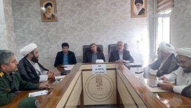 جلسه شورای اقامه نماز شهرستان گرمی