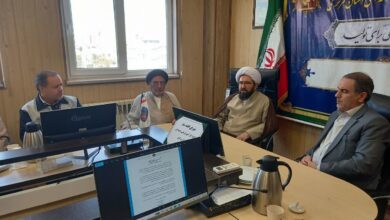 جلسه شورای اقامه نماز آموزش فنی و حرفه ای استان مرکزی