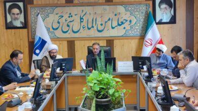 جلسه شورای اقامه نماز شرکت آب منطقه ای استان مرکزی