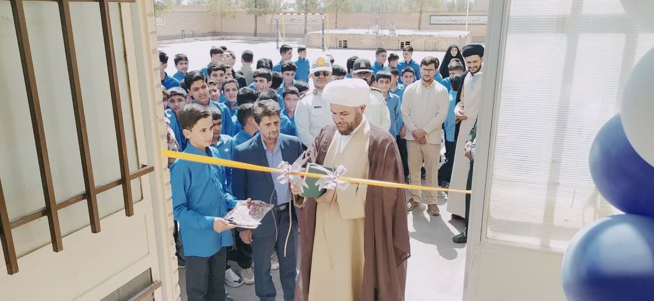 نمازخانه دبیرستان شهید باهنرشهرستان سرایان افتتاح شد