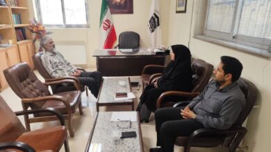 دیدار نماینده اداره کل راه و شهرسازی استان با مدیر ستاد اقامه نماز