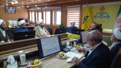 جلسه شورای اقامه نماز شرکت گاز استان زنجان برگزار شد