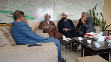 دیدار مدیر ستاد اقامه نماز با فرماندار زنجان