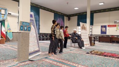 جلسه نشست نمازی دانش آموزان شهرستان خداآفرین