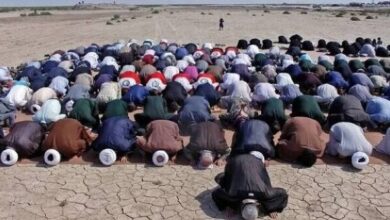 نماز طلب باران در شهرکرد اقامه می‌شود
