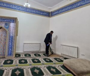 بازدید از نمازخانه های محدوده منطقه آزاد ارس