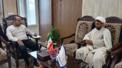 دیدار دبیر ستاد اقامه نماز شهرستان انار با سرپرست فرمانداری شهرستان