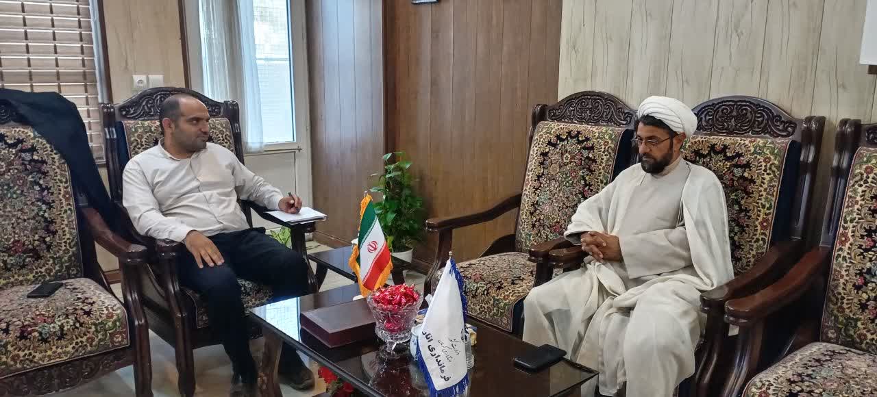 دیدار دبیر ستاد اقامه نماز شهرستان انار با سرپرست فرمانداری شهرستان