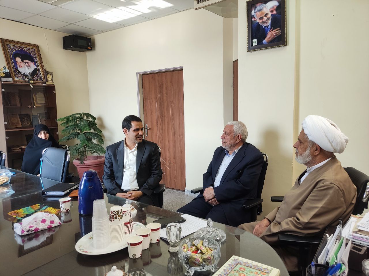 دیدار رئیس اداره نماز،قرآن و عترت آموزش و پرورش با مدیر ستاد استان