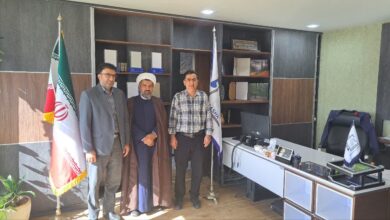 دیدار مدیر ستاد اقامه نماز با مدیرعامل شرکت راشا کاسپین