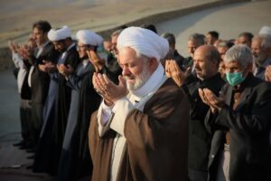 گزارش تصویری برگزاری نماز باران در سراسر استان همدان