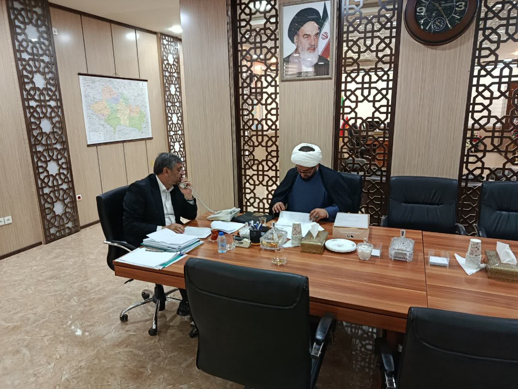 دیدار مدیر ستاد اقامه نماز با استاندار لرستان