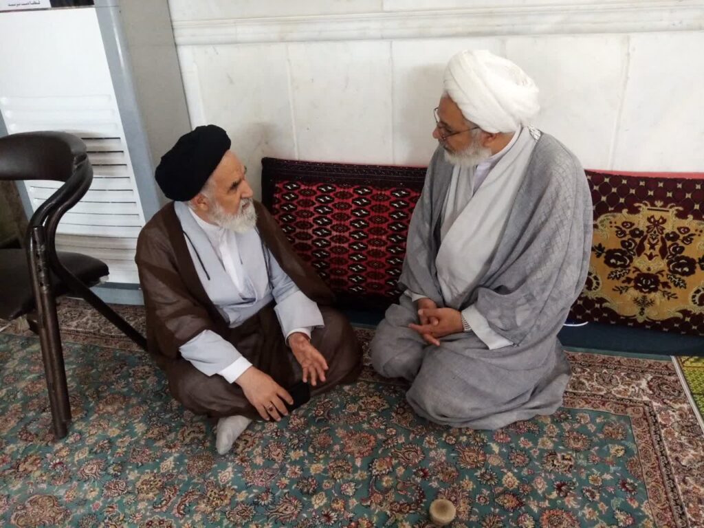 دیدار مدیر ستاد اقامه نماز با امام جمعه شهرستان اسفراین
