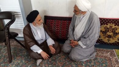 دیدار مدیر ستاد اقامه نماز با امام جمعه شهرستان اسفراین