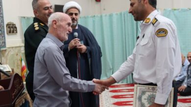 مدیرستاد اقامه نماز استان البرز با مسئولین نیروی انتظامی و پلیس راهور دیدار کرد