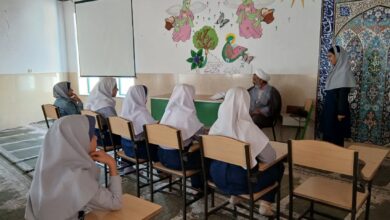 برنامه تصحیح قرائت نماز دانش آموزان شهرستان لنجان اصفهان