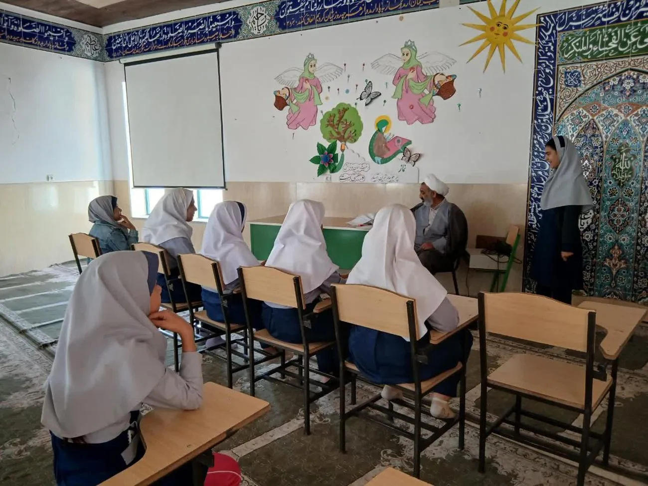 برنامه تصحیح قرائت نماز دانش آموزان شهرستان لنجان اصفهان