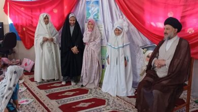 نخستین کاروان نماز جماعت در مدرسه ابتدایی صحیفه فریدن اصفهان