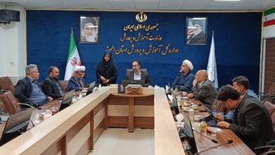 مدیر ستاد اقامه نماز استان البرز با رئیس اداره انجمن اولیا و مربیان آموزش و پرورش دیدار کرد