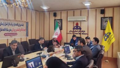 جلسه شورای اقامه نماز ادارهکل گاز لرستان