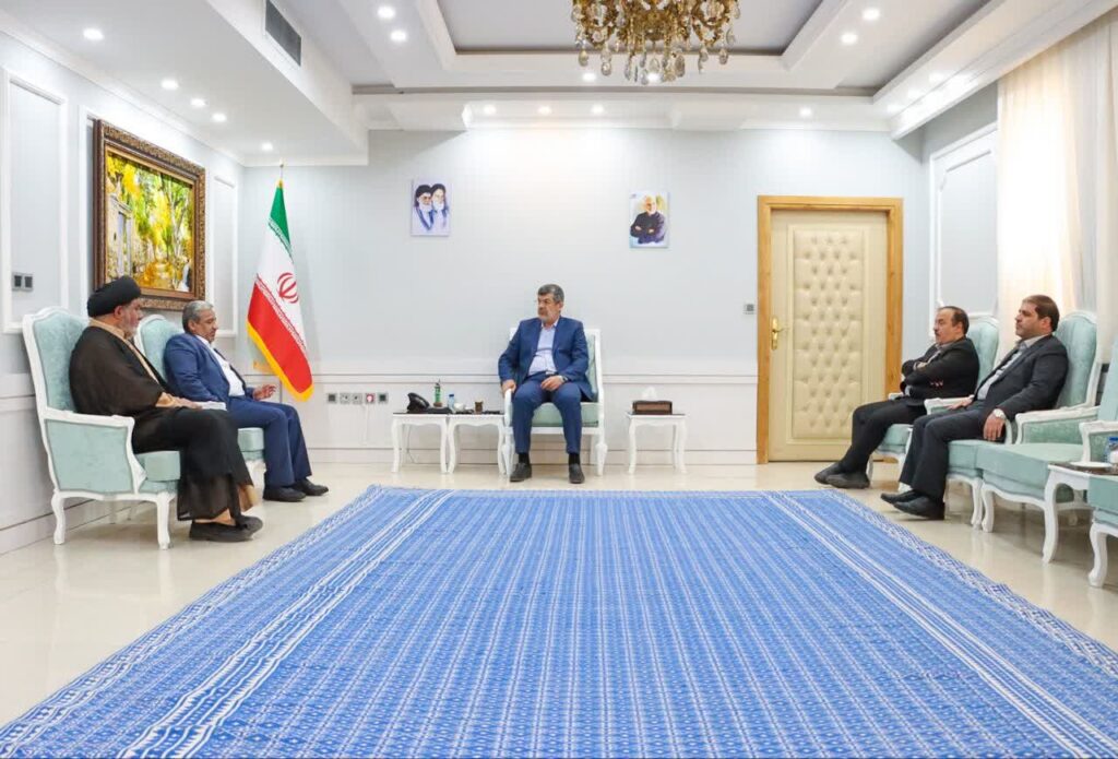 دیدار معاون فرهنگ، آموزش و پژوهش ستاد اقامه نماز با محمدرضا بابایی استاندار یزد