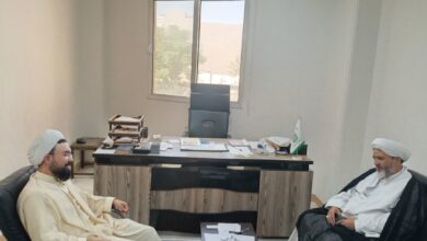 دیدار مسؤول نهاد رهبری دانشگاه پیام‌نور با مدیر ستاد اقامه نماز استان سمنان