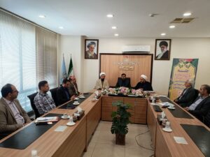 جلسه شورای اقامه نماز بنیاد مسکن انقلاب اسلامی استان سمنان برگزار شد