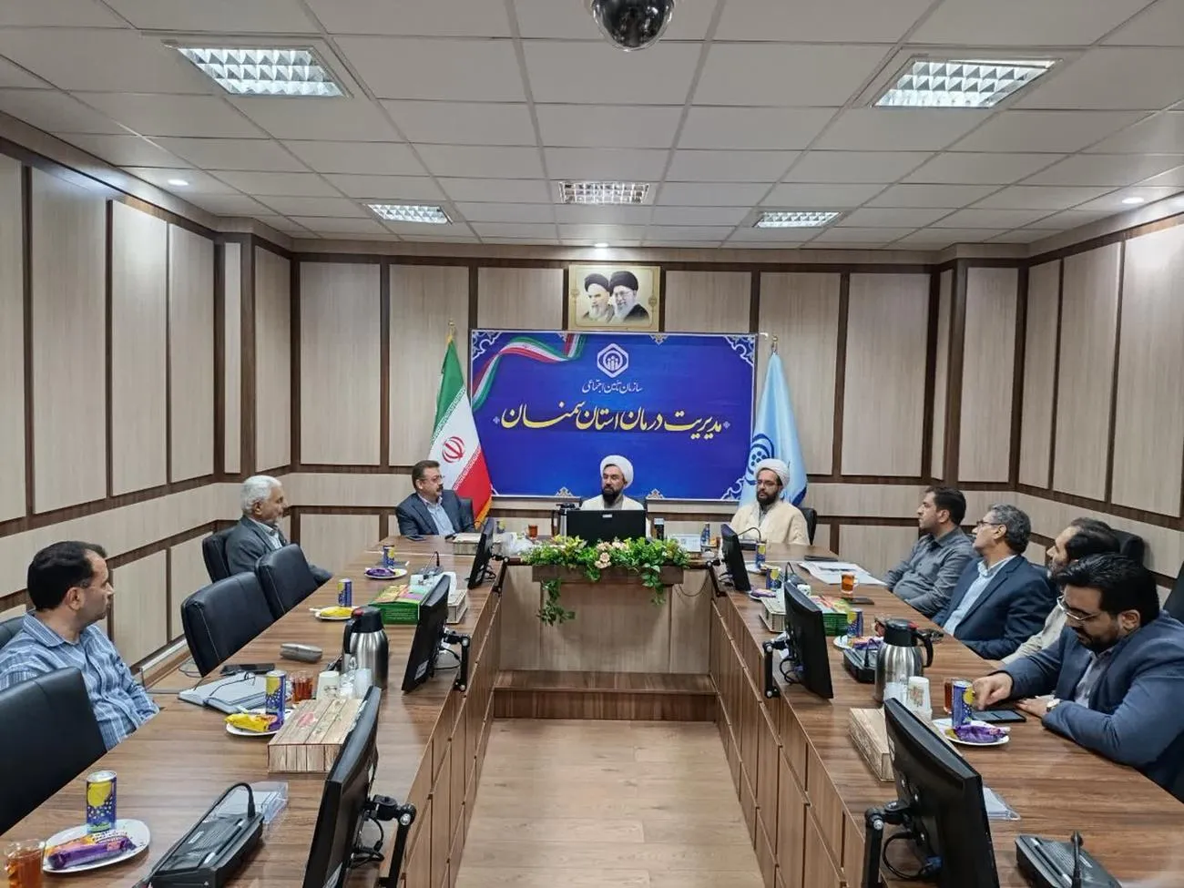 برگزاری جلسه شورای اقامه نماز مدیریت درمان تأمین اجتماعی استان سمنان برگزار شد