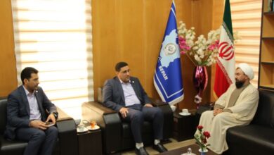 دیدار مدیر ستاد اقامه نماز استان سمنان با مدیر امور شعب بانک سپه استان