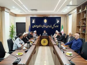 جلسه شورای اقامه نماز اداره‌کل زندان‌های استان سمنان برگزار شد