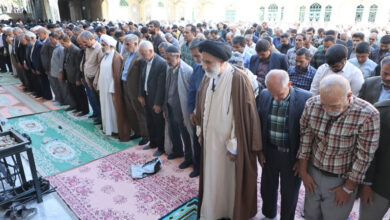 گزارش تصویری \ اقامه نماز طلب باران در شهرکرد