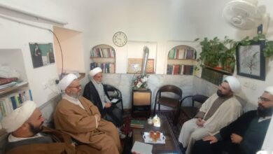 دیدار مدیر ستاد اقامه نماز با امام جمعه و مدیران مدارس علمیه دامغان برگزار شد