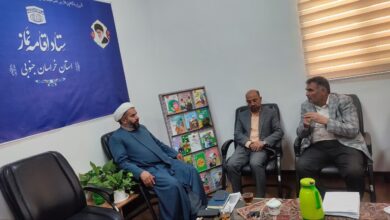 دبیر اقامه نماز آموزش و پرورش خراسان جنوبی با مدیر ستاد اقامه نماز استان دیدار کرد