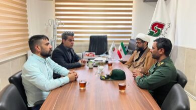 دبیرستاد اقامه نماز شهرستان سربیشه با رئیس اداره راهداری شهرستان دیدار کرد