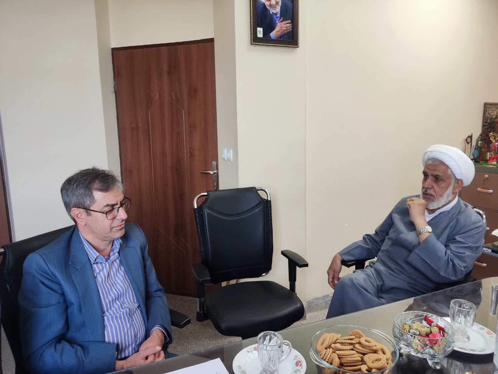 دیدار معاون سازمان مدیریت و برنامه ریزی استان با مدیر ستاد استان کرمان