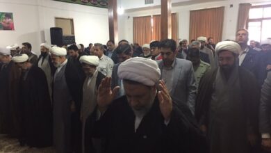 اقامه نماز وحدت بخش ادارات استان کرمان در اداره کل تبلیغات اسلامی استان