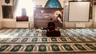 اقامه نماز وحدت بخش ادارات شهرستان رفسنجان در دانشگاه پیام نور شهرستان