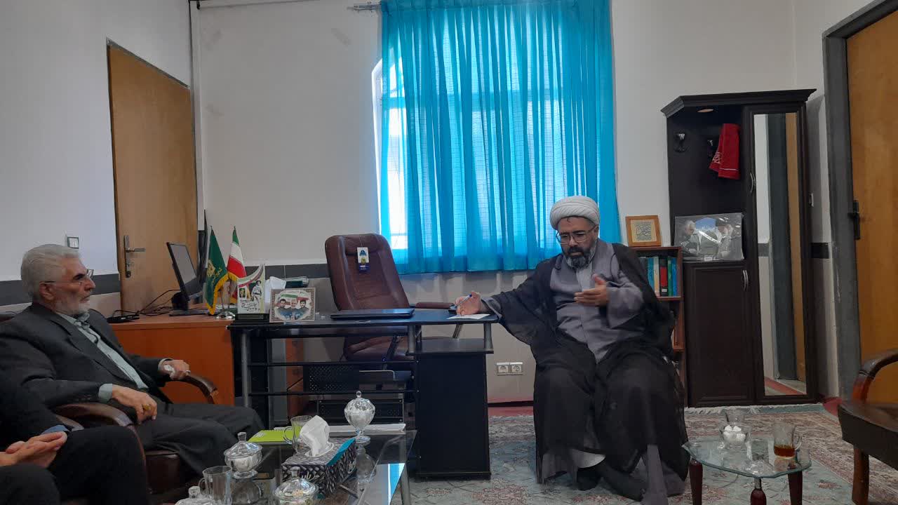 دیدار با امام جمعه شهرستان نیر