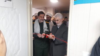 افتتاح نمازخانه شرکت برق استان اردبیل