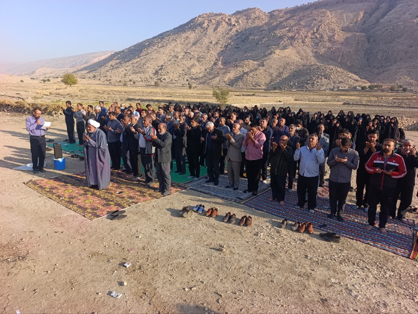 نماز باران در شهرستان چرام اقامه شد