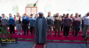 ندای نیایش باران و تقاضای رحمت الهی از آسمان در گلستان شهدای اصفهان