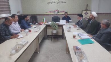 جلسه مشترک معاونت آموزش متوسطه اداره کل آموزش و پرورش با ستاد اقامه نماز استان برگزار شد