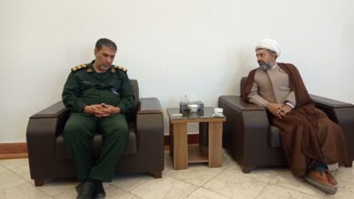 دیدار مدیر ستاد اقامه نماز با فرمانده بسیج ناحیه زنجان