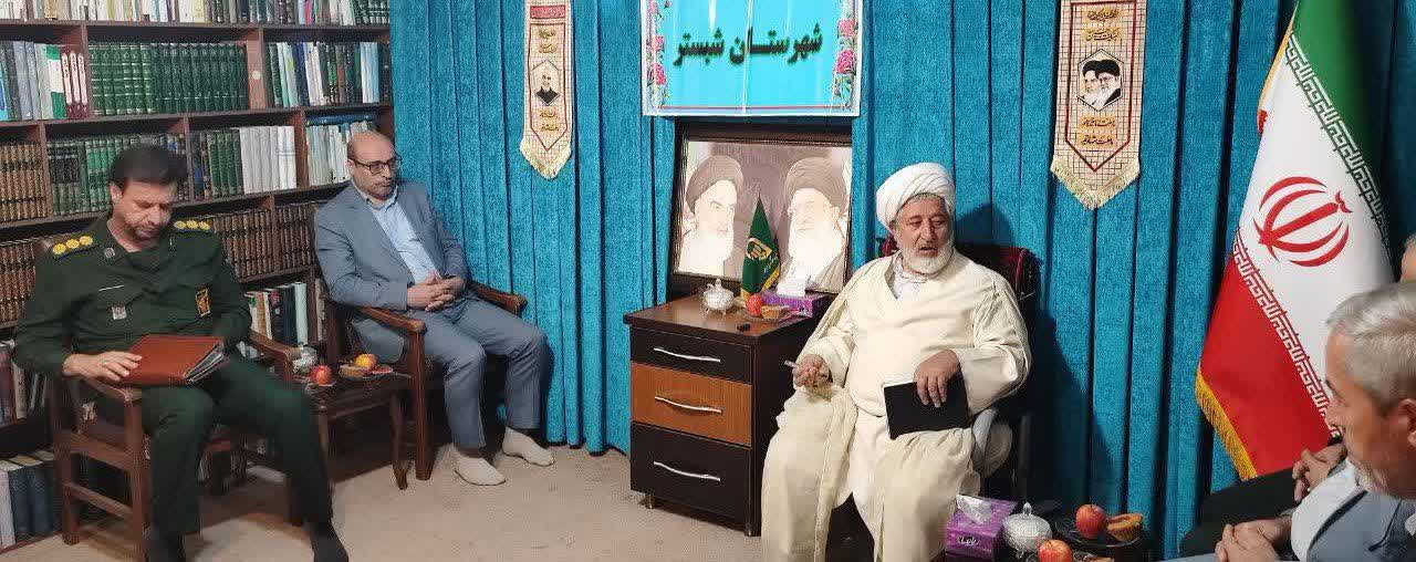 جلسه شورای ستاد اقامه نماز شهرستان شبستر