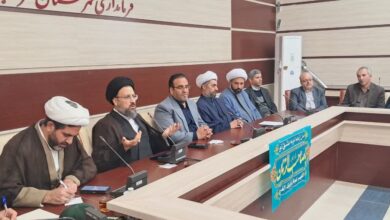 جلسه شورای اقامه نماز شهرستان سراب