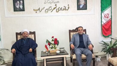 جلسه مشترک مدیر ستاد اقامه نماز استان با فرمانداری