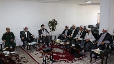 جلسه قرارگاه پشتیبانی از مساجد شهرستان مرند